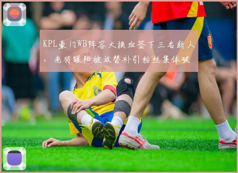 KPL豪门WB阵容大换血签下三名新人，老将暖阳被放替补引粉丝集体破防