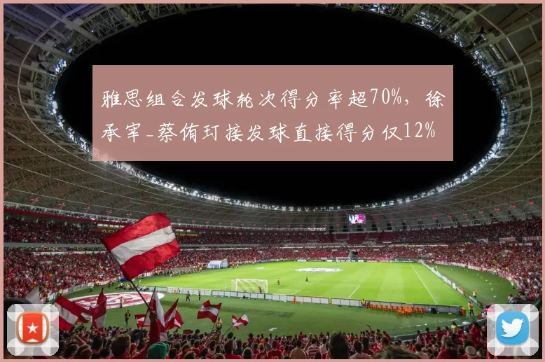 雅思组合发球轮次得分率超70%，徐承宰_蔡侑玎接发球直接得分仅12%暴露短板